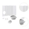 Air Conditioner Window Kit Sturdy Replacement for Repair Home Sliding Without Rain Cover