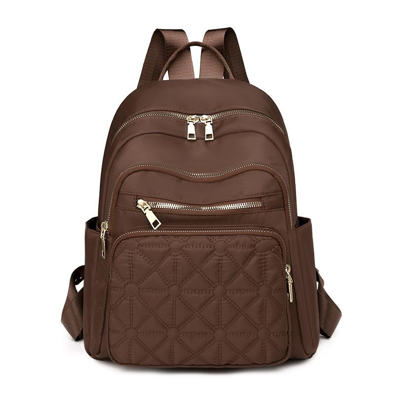 Backpack Women's New Embroidered Thread Women's Backpack Fashion Versatile Large Capacity Urban Commuter Backpack