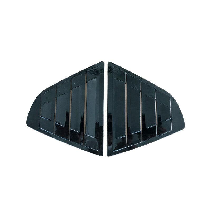 For Toyota Camry Sedan 2018 2019 2020 2025 2025 2025 Car Rear Louver Window Side Shutter Cover Trim Sticker Vent Scoop ABS Auto