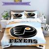 Flyers Hokey Takımı Tasarımlı Yatak Yatak Takımı 1 Nevresim + 2 Yastık Kılıfı Yumuşak Nefes Alabilir Ev Tipi Nevresimler
