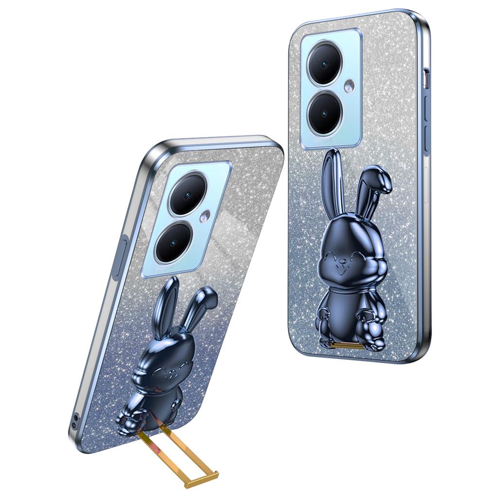 For vivo Y78+ 5G/Y78 5G/V29 Lite 5G Shockproof Case Rabbit Design Kickstand Phone Cover