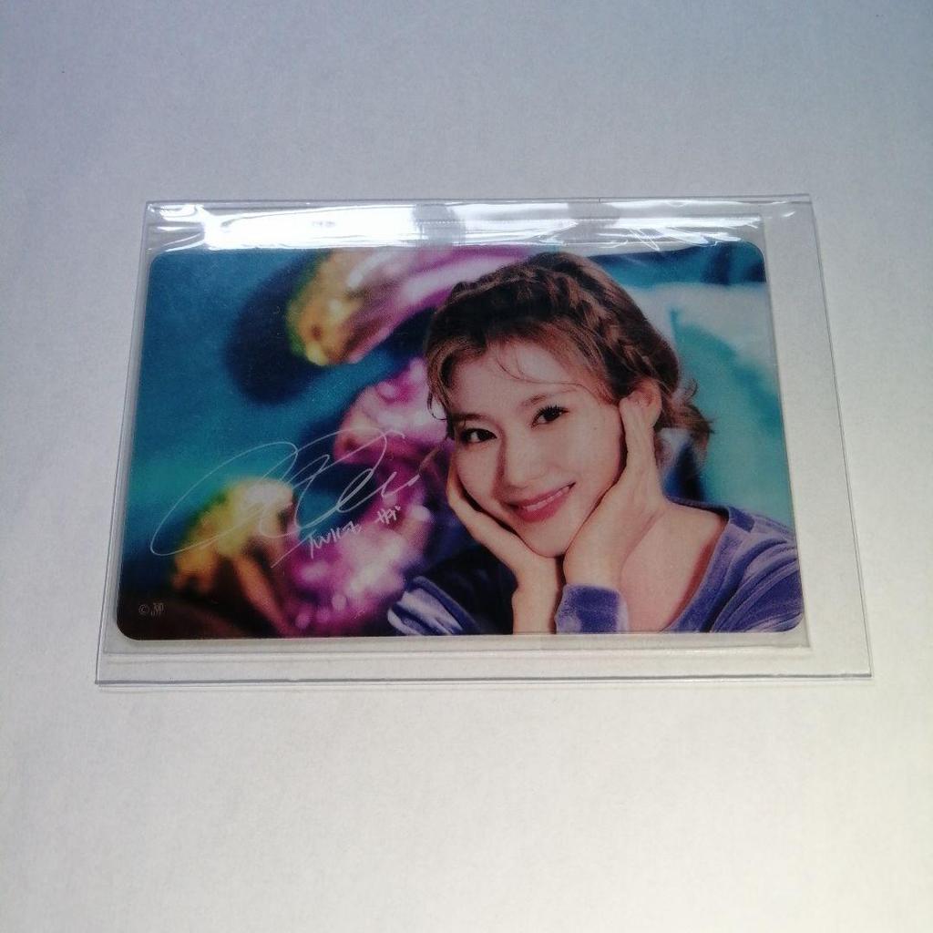 [USED] TWICE LIGHTS Photobook Clear Trading Card Sana