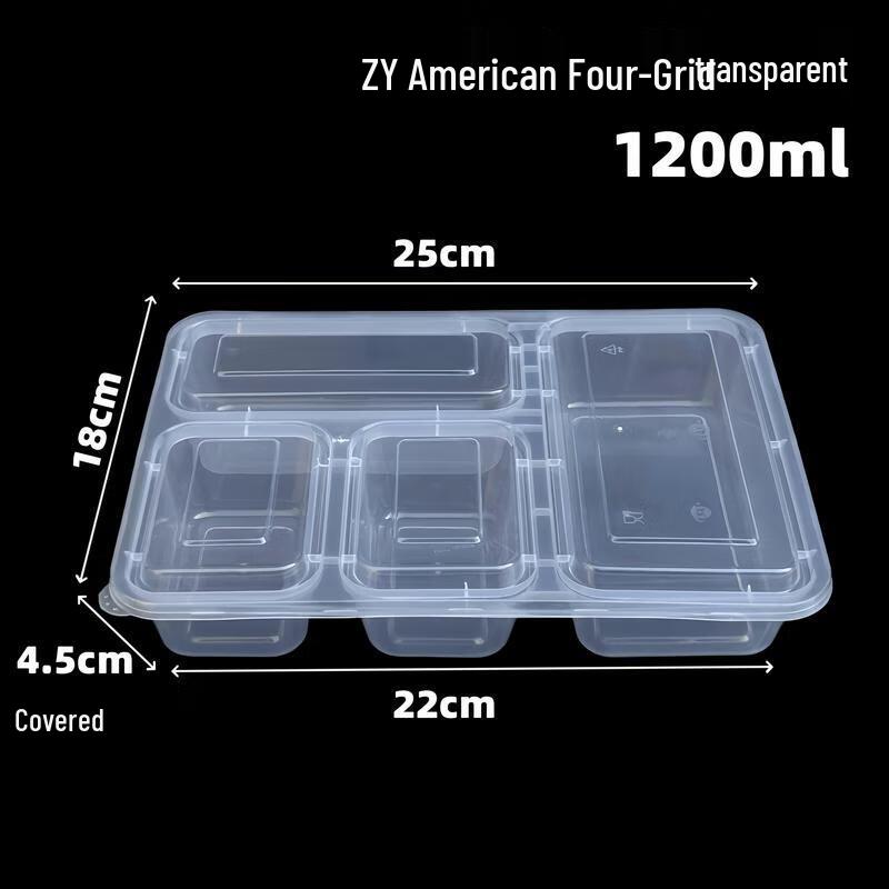 

HANDUNYOU Disposable Rectangular Meal Containers