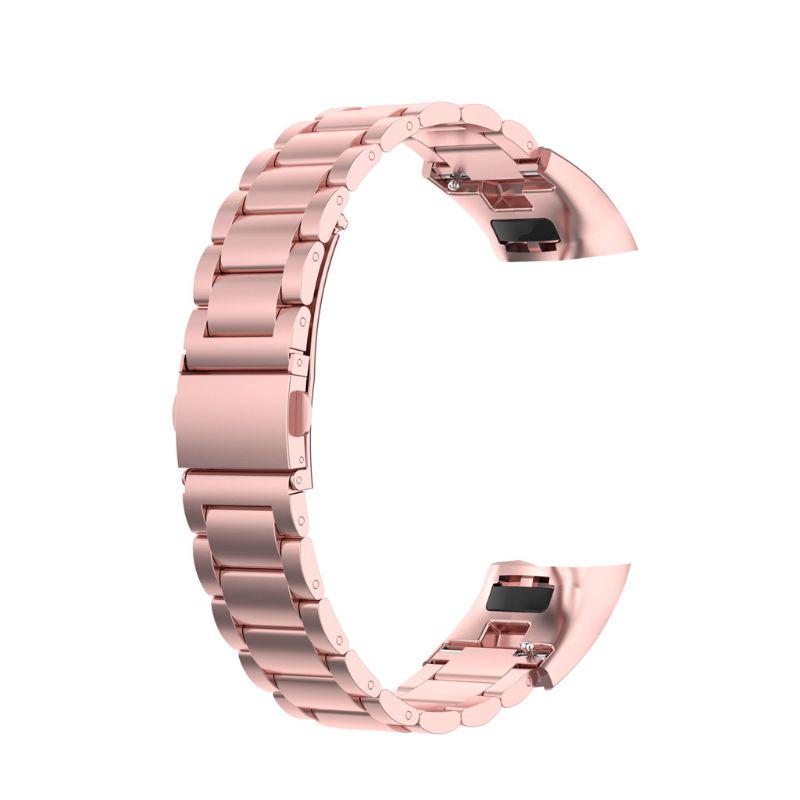 Suitable for Huawei for Honor Band 5 4 Watch Band Adjustable Stainless Steel Replacement Strap Wristband Bracelet Rust P