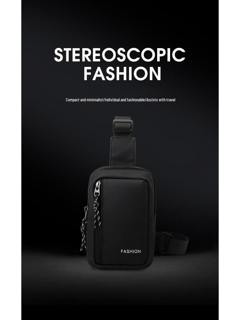 Men's Fashion Crossbody Chest Bag - Trendy, Simple, and Portable Travel Messenger Bag