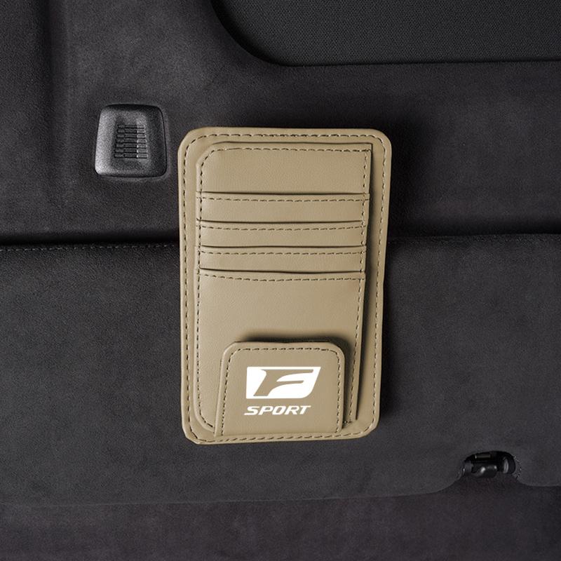 

Car Sun Visor Card Bag Storage Clip Glasses Storage Accessories For Lexus F SPORT ES UX 300e GS GX IS LS LX LBX NX RX 350h 450h