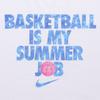 Nike Basketball Is My Summer Job Short Sleeve T-Shirt Men Tops White 923724-100
