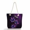 Multifunctional Butterfly Printed Thick Rope Shoulder Beach Bag Casual large capacity handbag 7614
