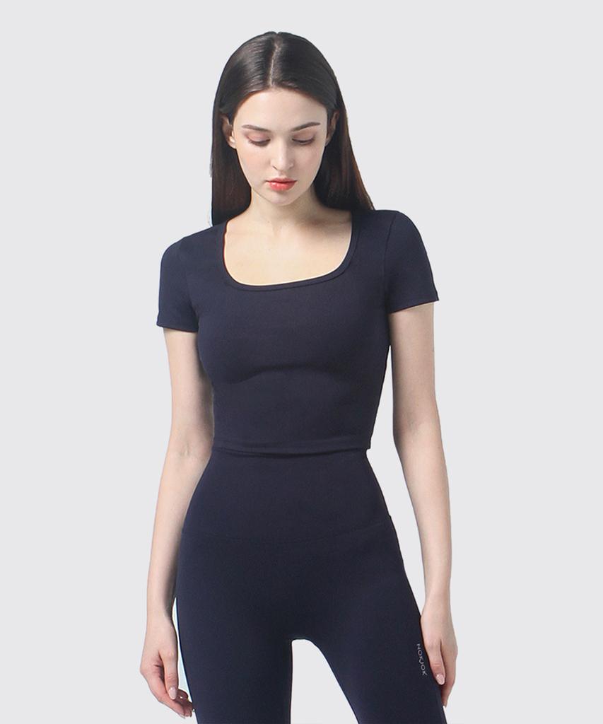 NOKJOK [2 Pack] Zinnia Crop Top 2-Piece Set (Am Type)