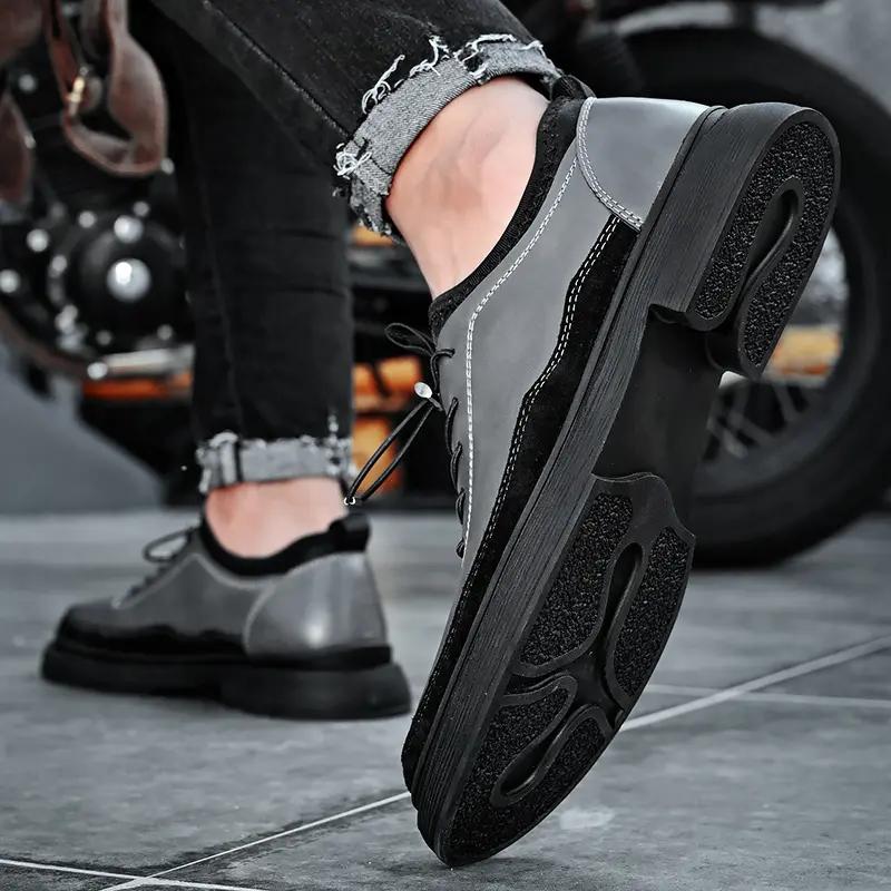 Men's Classic Lace Up Leather Shoes Formal Dress Shoes Derbies