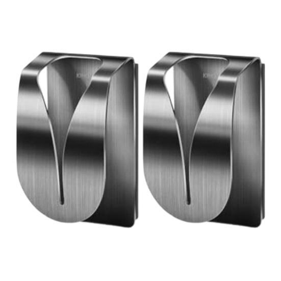 Magnetic Towel Hook Stainless Steel Towel Holder Rust-Proof Strong Magnet Kitchen Towel Dish