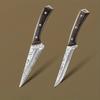 PLYS 2pc 5.63-Inch Premium Damascus Boning Knife Set Forged Chef's Knife Stainless Steel Skinning Knife Boning Knife