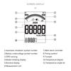 Leak Meter Color Display Combustible Gas Propane Methane Sensors Sniffers Natural Gas Tester & Temperature Detection