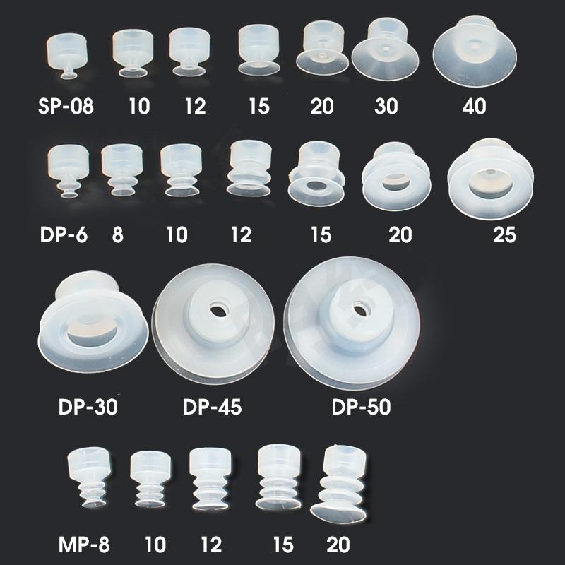 BT Ventuză Mare cu Vacuum din Silicon Strat Unic Robot Accesorii Pneumatice Industriale Duză cu Aspirație Puternică