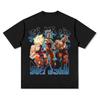 Son Goku Dragon Ball All Forms Vintage Oversized T-Shirt, Anime Super Saiyan Graphic Tee, Unisex Casual Top