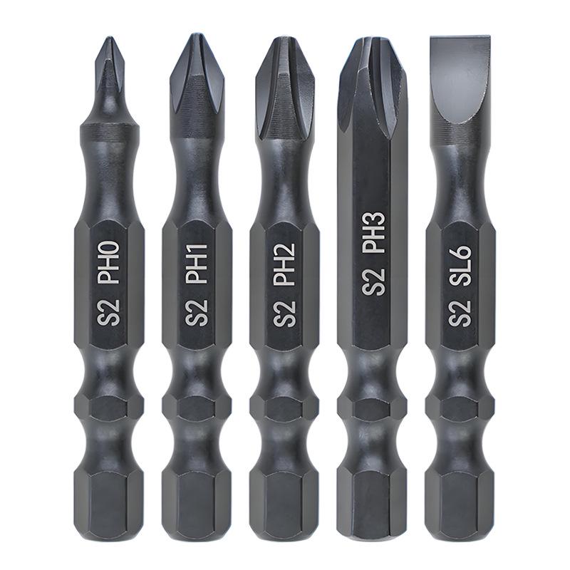 Nigao S2 Impact-Resistant Magnetic Phillips/Flathead Screwdriver Bit