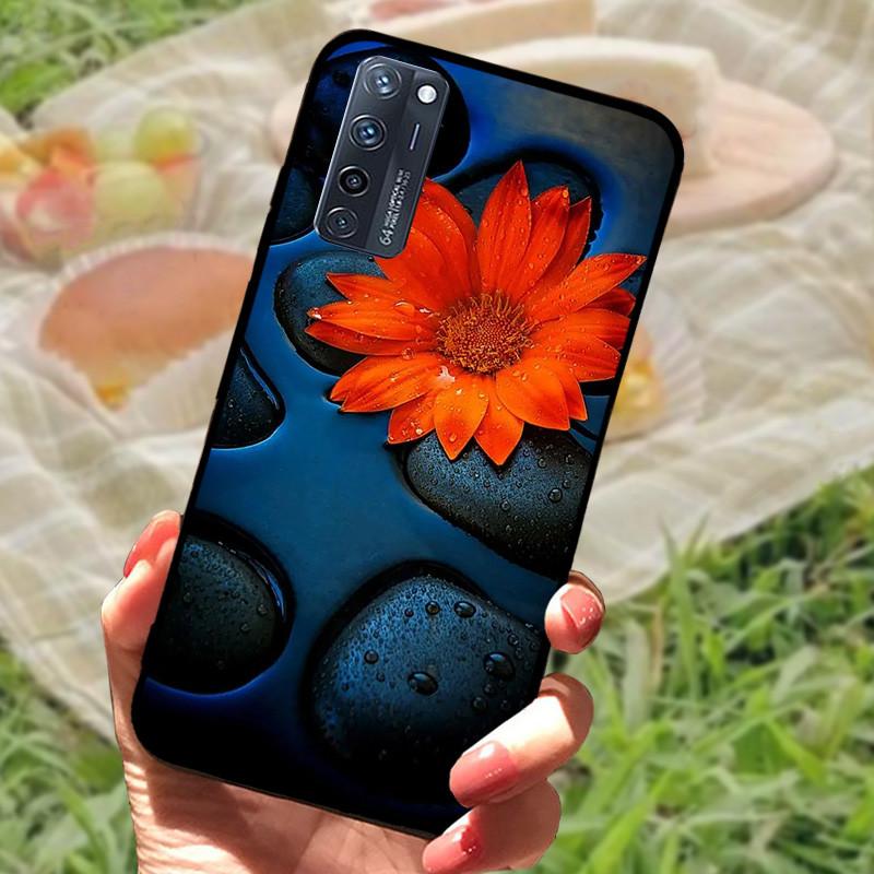 Para ZTE Axon 20 5G Funda Cubierta Silicona Suave Mármol Negro Parachoques Funda Coque para ZTE A20 5G A2121 4G Axon 20 Extreme Protectora