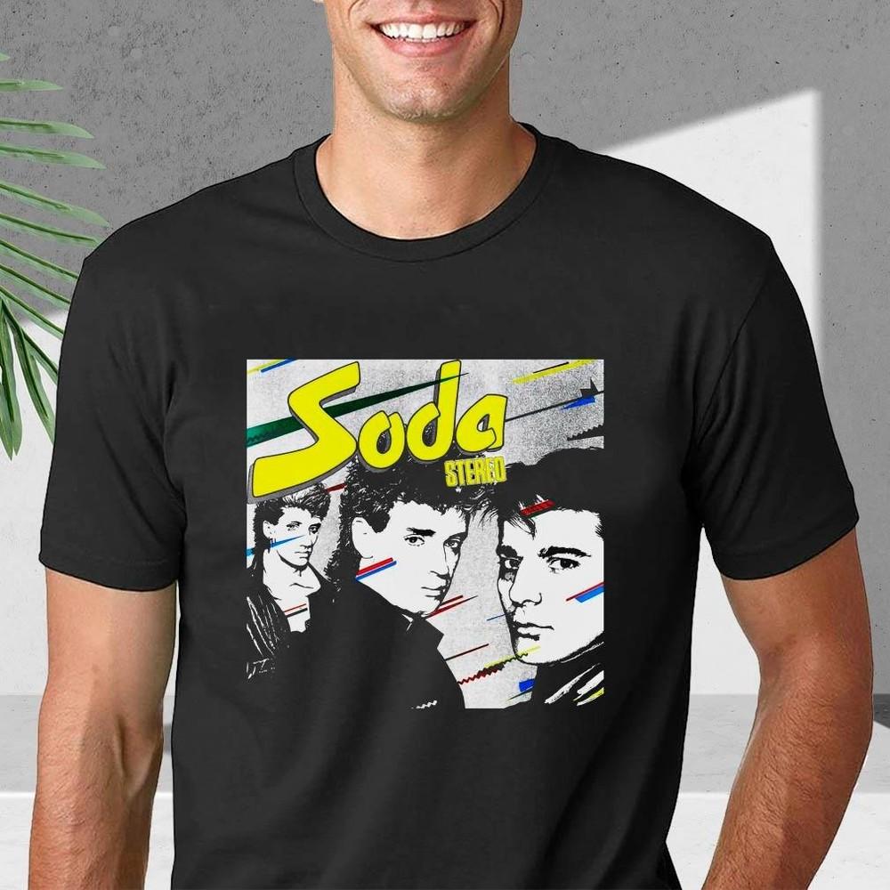 Soda Stereo Album 1982 Black T-Shirt S-3XL QR734 Unisex T-Shirt XXXL