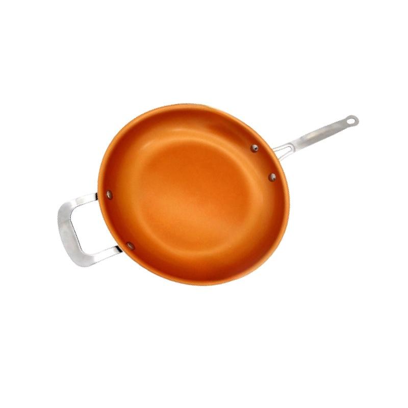 Durable Copper Non-stick Pan With Multi-size Options