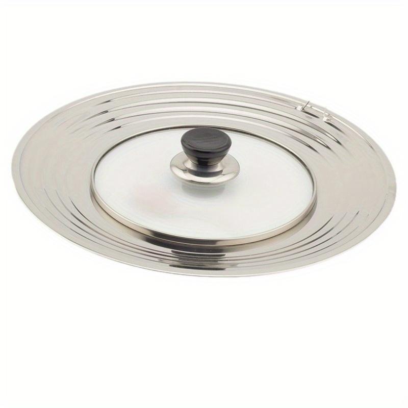 1pc Universal Lid With Tempered Glass Cover, For Pots And Pans, Large Replacement Frying Pan Lid, Cast Iron Frying Pan Lid