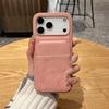 Multifunctional Vertical Flip Card Wallet Holder Vegan Leather Back Phone Case