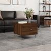 VidaXL Coffee Table Brown Oak 50x50x40 Cm Engineered Wood 829394