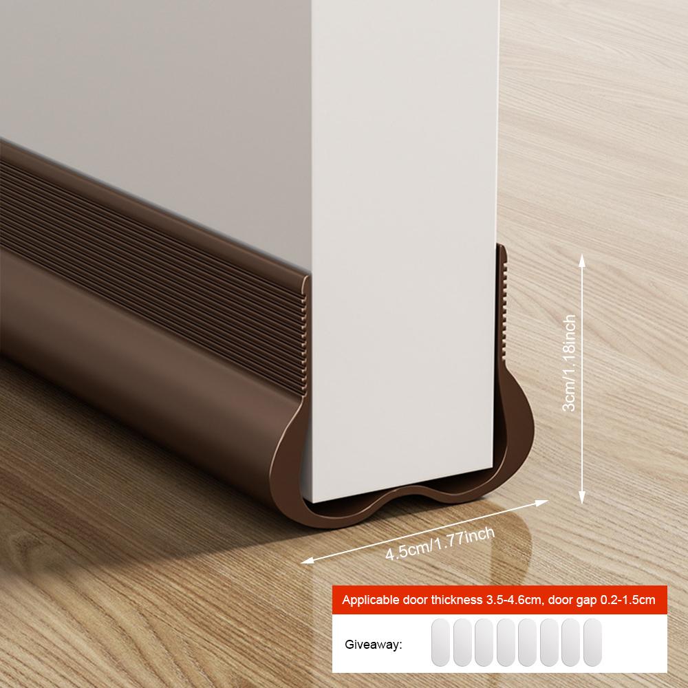 PVC Flexible Door Bottom Sealing Strip Door Gap Soundproofing Wind and Dust Proof Weather Strip Under Door Draft Stopper Tape