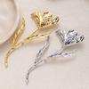 Elegant Rose Brooch: Vintage-Inspired, Stylish Sweater Pin, Chic Retro Accessory