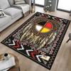 1PC Dreamcatcher Native American Non-Slip Floor Carpet Compatible for Office&Living Room&Bedroom&Dining Room - Flat-Weave Machine-W237