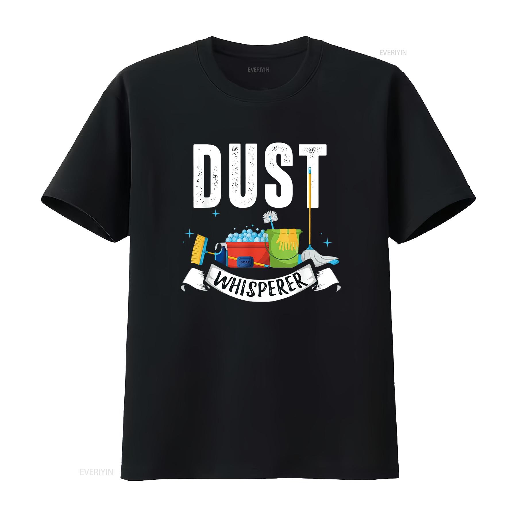

Housekeeping Dust Whisperer Cleaning Housekeeper G Cute Women s T Shirt Top for Summer vintage Washed fashion streetwear 4XL