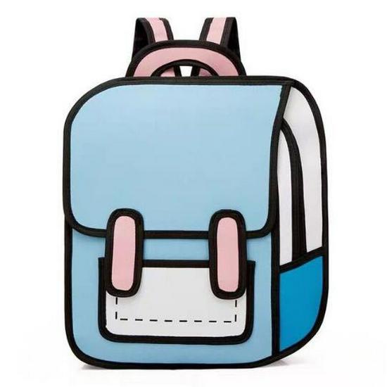 3D Multifunctional Backpack for Primary School Students, Grades 3-6 - Personalized Schoolbag with Optional Logo