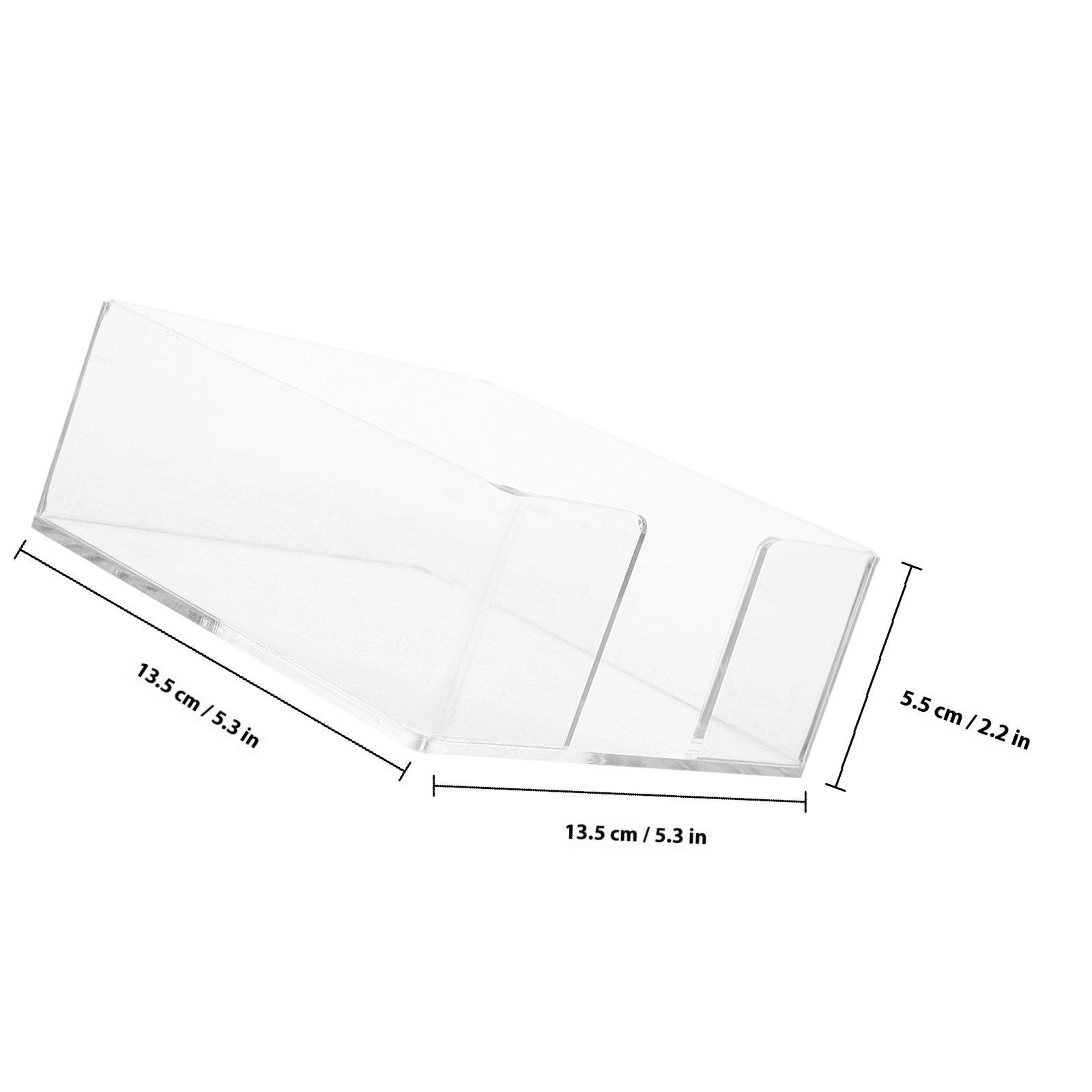 

Household Tissue Box Acrylic Napkin Storage Case Square Multi-Function Tissue Container for Living Room Office Bedroom Use прозрачный