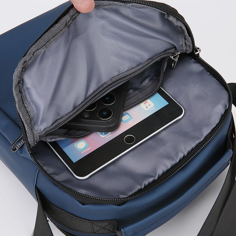 Commuter Men's Shoulder Bag Lightweight Handbag Vertical Commuter Crossbody Bag