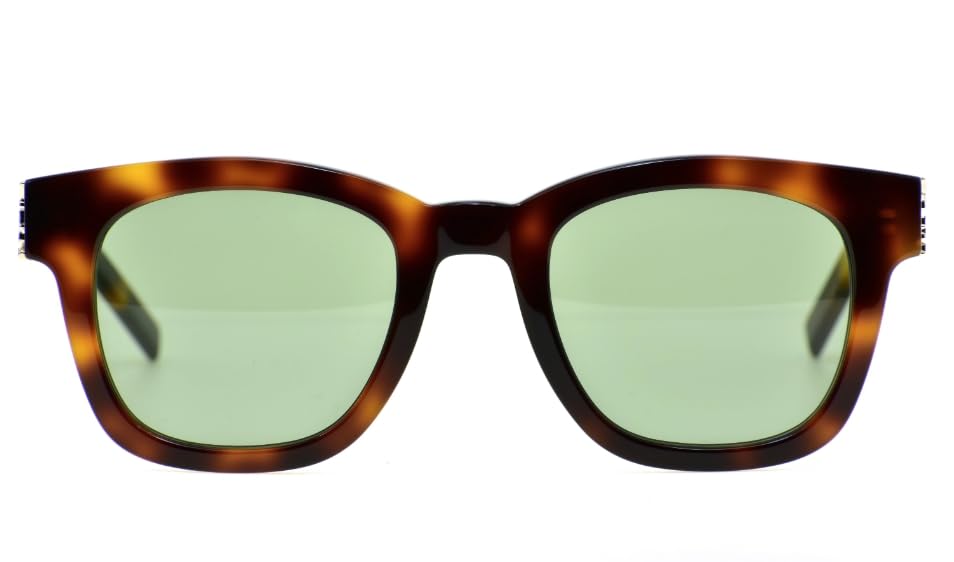 Saint Laurent Paris Women's and Men's Unisex Sunglasses, Asian Fit, SL M124 002 49 0 [Parallel Import]