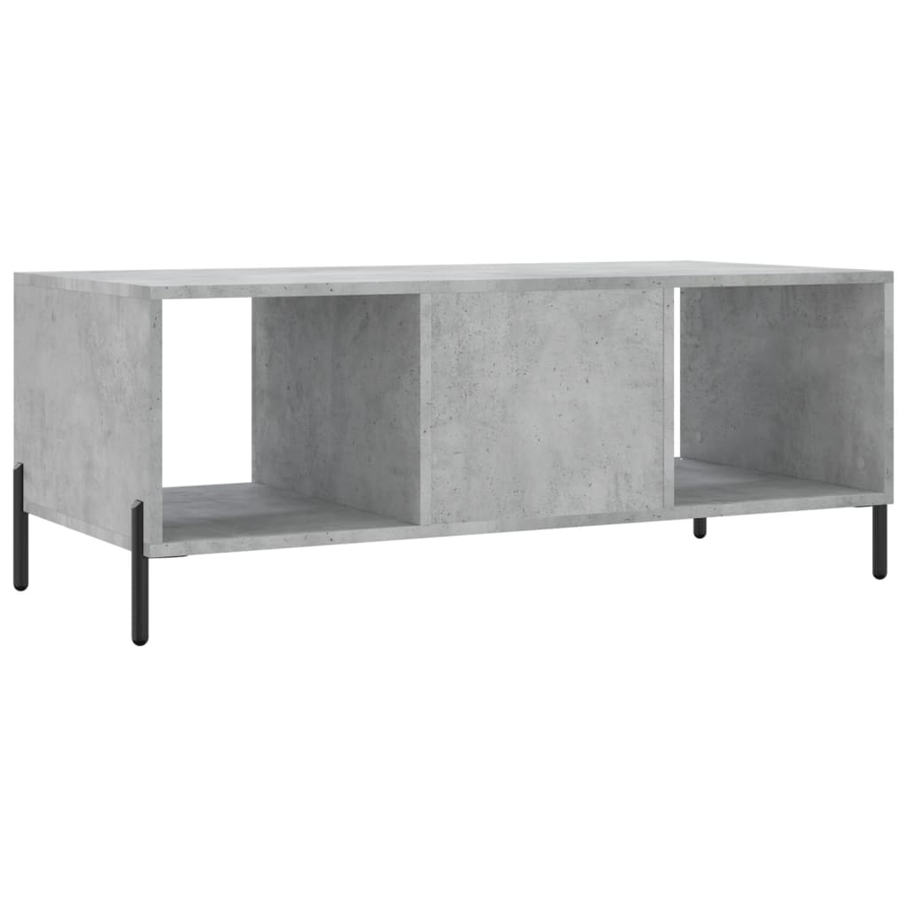  Coffee Table, Concrete Grey, 102x50x40 Cm