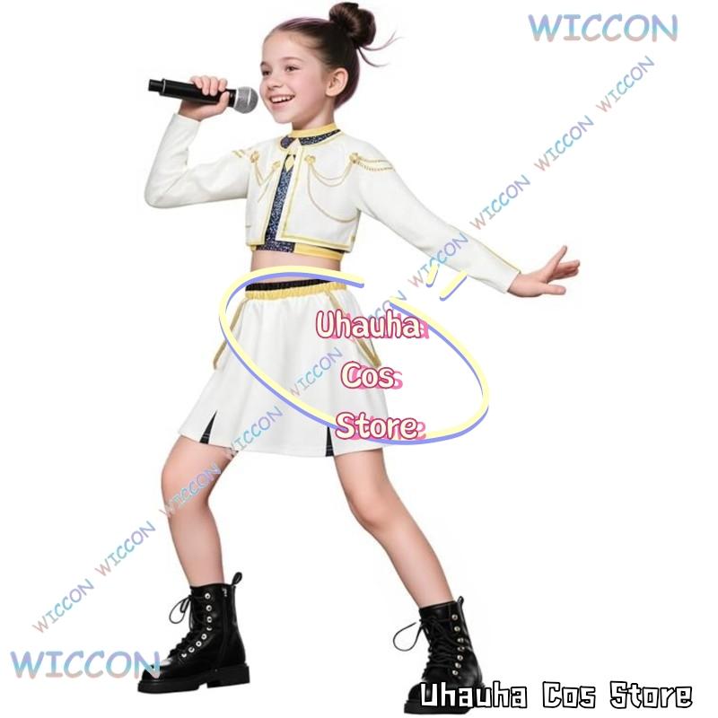Anime Kpop Démon Děti Lovec Cosplay Rumi Zoey Mira Cosplay Kompletní Oblek Dívčí Styl Dětské Oblečení pro Pódiová Vystoupení Sál