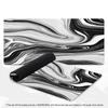 Large Black Marble Swirl XXL Mousepad Abstract Liquid Texture Deskmat Non-Slip Rubber Gaming Pc Keyboard Desk Gamer Mats