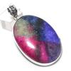 Rainbow Solar Quartz Gemstone 925 Sterling Silver Jewelry Pendant 2.44"
