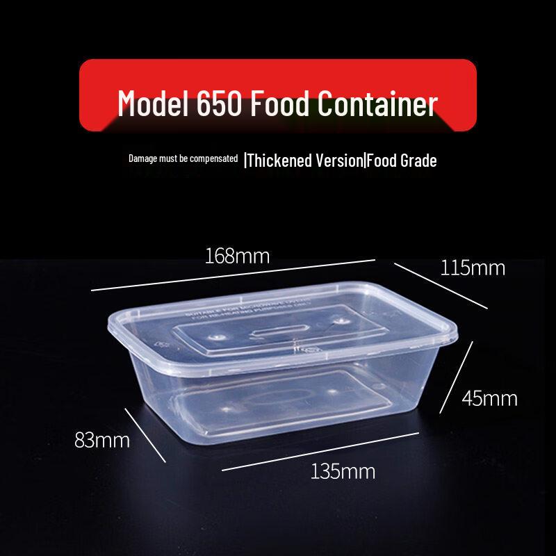 Heat-Resistant Food Prep & Takeout Containers