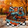 Train Checkered Outdoor Flannel Blankets, Travel, Home Blankets, Suitable for All Seasons,Christmas Gifts. R1127258