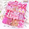 Fabric Hair Accessories Set Colorful Bow Barrettes New Elastic Hair Bands  Kids Hairstyling