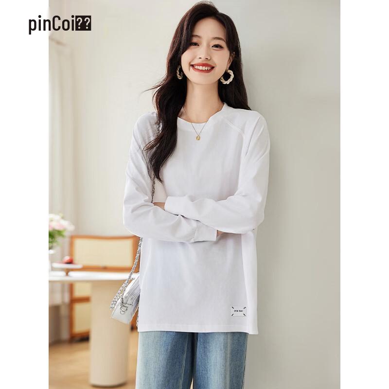 Pincai Women s Loose-Fit Long Sleeve T-Shirt S