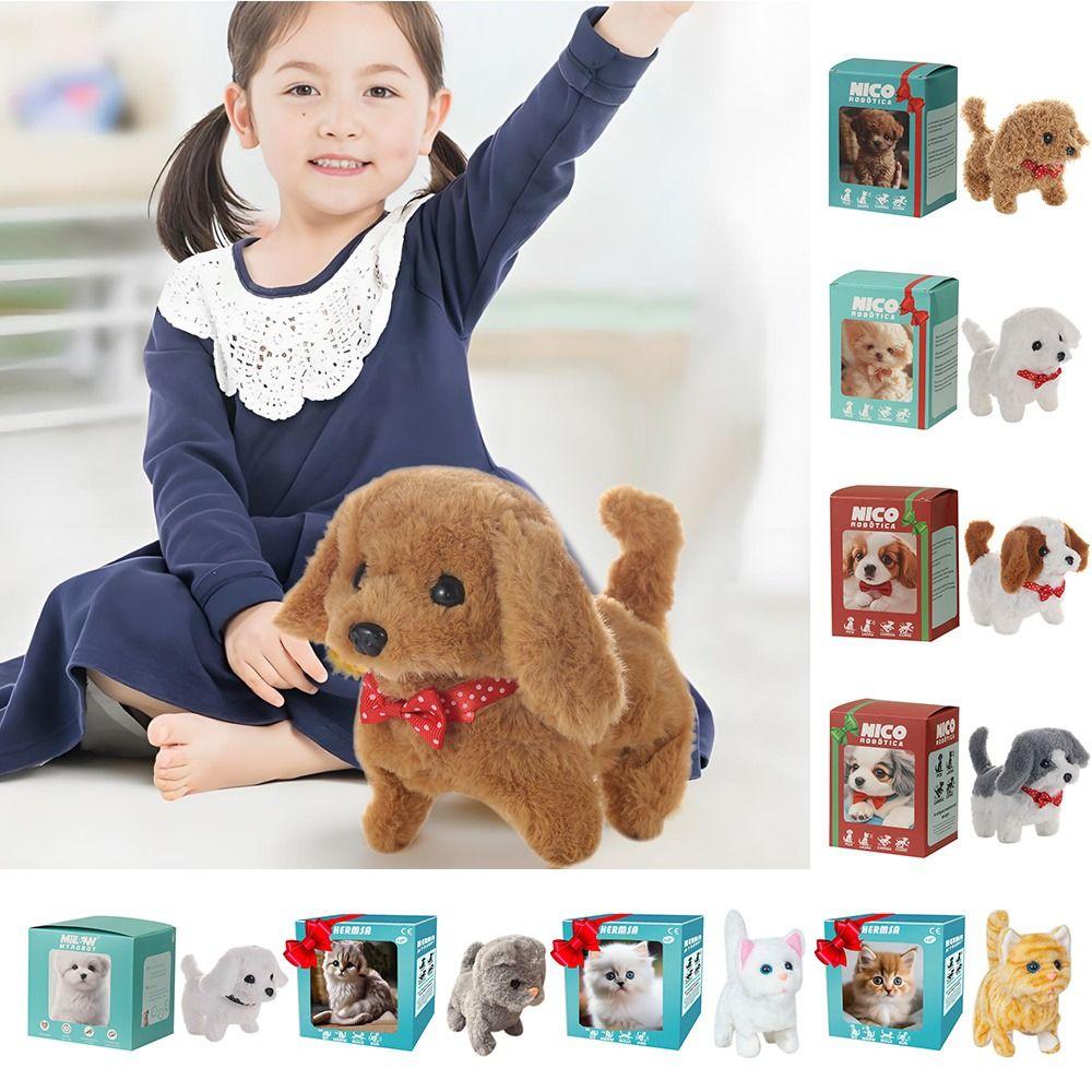 Interactive Robot Puppy Walking Walking Dog Toy Fashion Puppy Plush Toy  Chilren