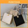 Sac à main élégant en toile de jute pour femmes 2023 Chic et classe Sac de travail et de voyage Ins style Petit sac à bandoulière Disponible en plusieurs couleurs