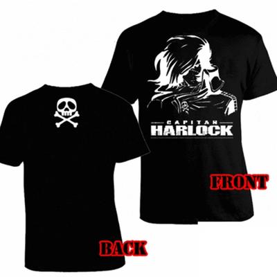 2025 Graphic T Shirts Unisex Captain Capitan Harlock Space Pirates T Shirt Maglia Arcadia Unisex New Fashion Funny Tshirt Y2k