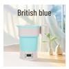 Portable Folding Silicone Electric Kettle with Touch Control and Global Voltage Adapter (110V-220V)