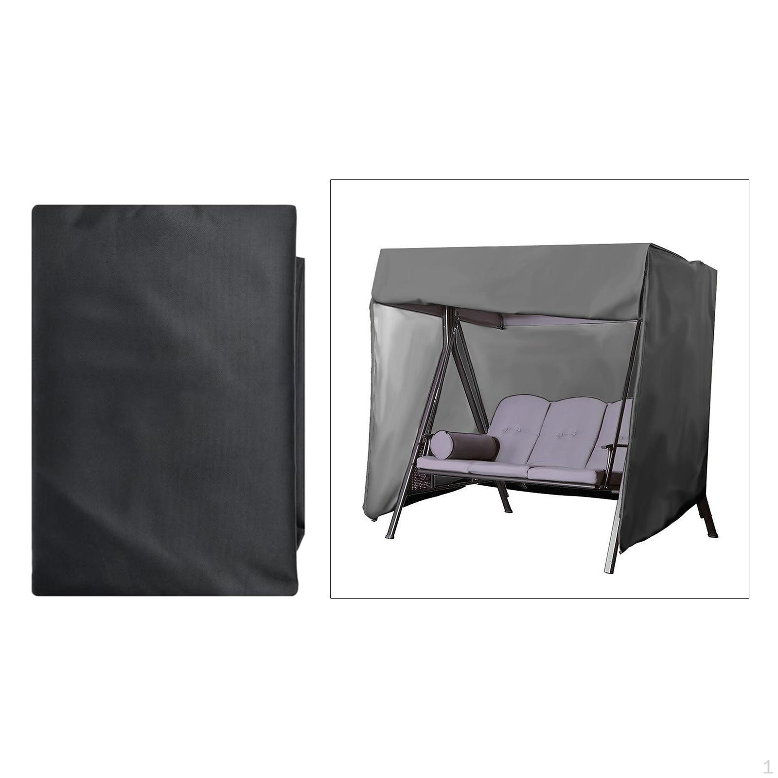 

3-х местные садовые качели, водонепроницаемые, ветрозащитные, , 225x155x150cm