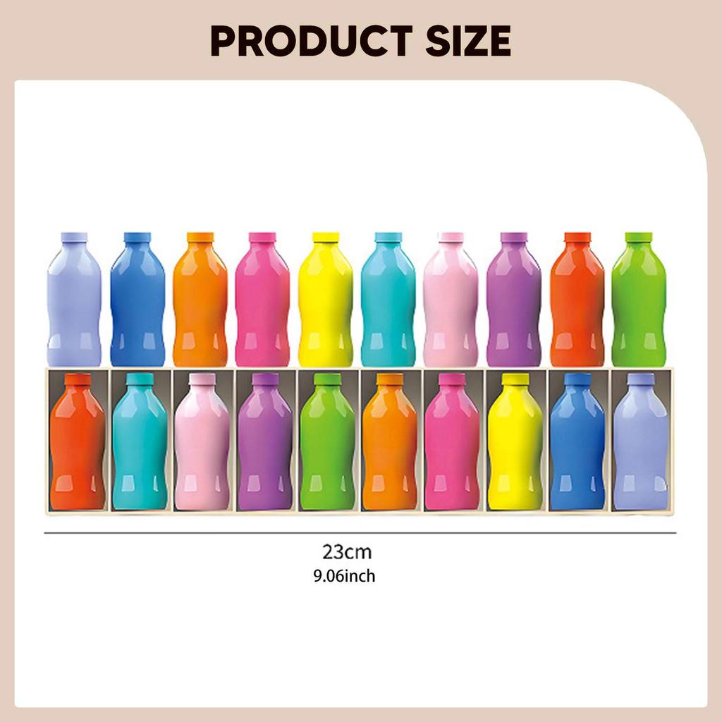 Bottle Color Matching Toy, Game Unique Family Games Match The Toy for Camping Birthday and
