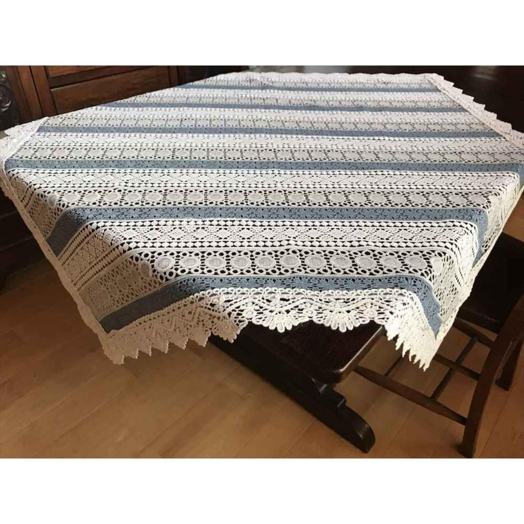 Vivienne Rusac Serie Bestickte Spitze Tischläufer WK1927N1, 90x90cm, Mehrfarbig,