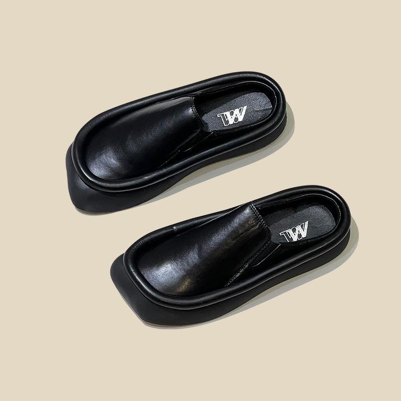 New Summer Fashion Baotou Muller Slippers Women Sandals Comfortable Flat Outdoor Casual Women's Shoes Flip Flops Womens Slides